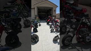 32 minibikes!    #minibike #minibiker #minibikeracing #dirtbike #minimotorbike