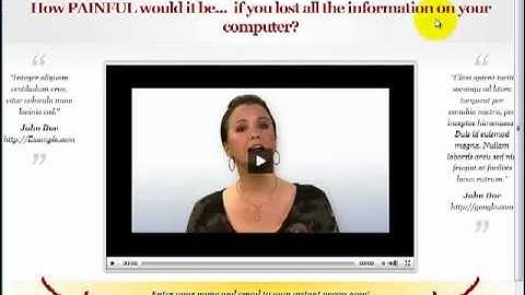 Adding a youtube video to your landing page