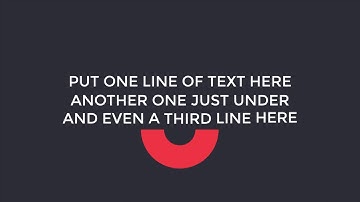 Speedy Sliding Text | After Effects template