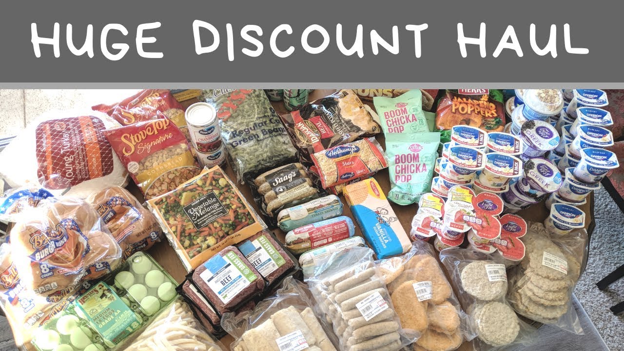 Huge American Discount Food Haul YouTube Huge American Discount Food Haul YouTube