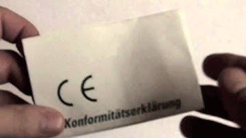 Examples of the Declaration of Conformity (CE marking)