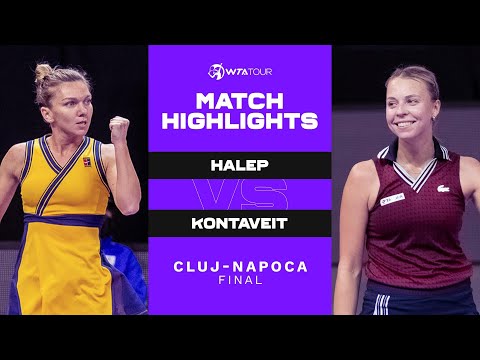 Simona Halep vs. Anett Kontaveit | 2021 Cluj-Napoca Final | WTA Match Highlights