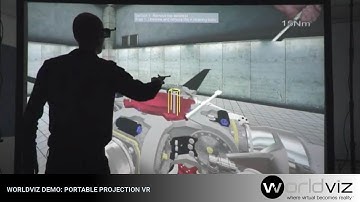 WorldViz Demo: Portable Projection VR