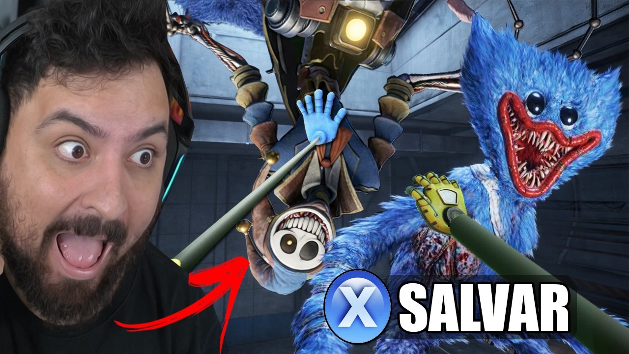 O QUE ACONTECE SE SALVAR O HUGGY WUGGY DE MORRER?! - Poppy Playtime CAPITULO 5