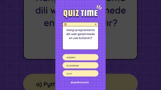 Hangi programlama dili web geliştirmede en çok kullanılır?