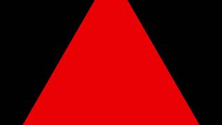 Red Triangle Black Background Scale Up