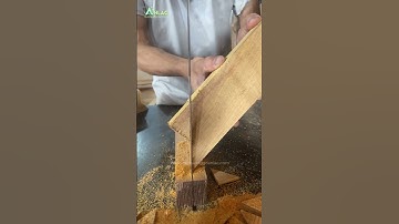 Kĩ thuật cắt làm mộng gỗ của bậc thầy ! #tools #diy #woodworking