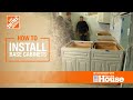 How to Install Base Cabinets 🔨 | The Home Depot with @This Old House