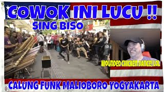 COWOK INI LUCU !! SING BISO | CALUNG FUNK MALIOBORO YOGYAKARTA - REACTION - LOL GOOD TIMES! screenshot 3