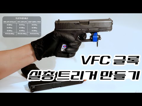 VFC <strong>글록</strong> 실총 트리거압 제작 프로젝트 / 160% VFC 옵션 트리거 스프링 출시