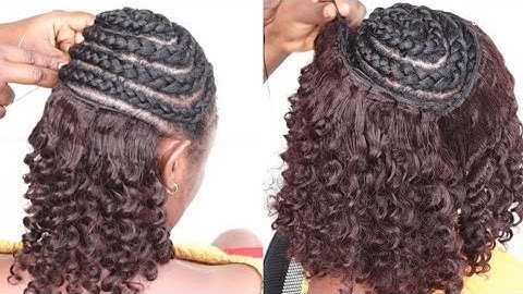 wow😱 No Closure No Leave Out No Glue Sis/Easy Sew In Tutorial Without Closure/Step By Step