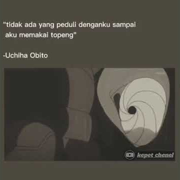 vidio history wa|| tidak ada yang peduli denganku sampai aku memakai topeng 'uciha obito'