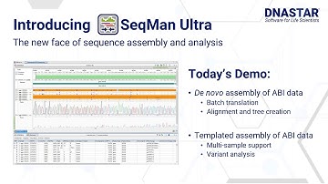 Webinar: Get to know SeqMan Ultra