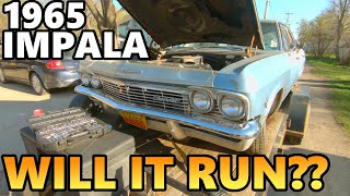 All Original 1965 impala  Will it Run After Sitting 16 Years???