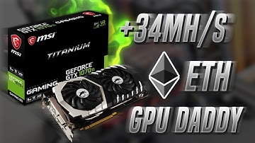 1070 Ti Titanium Mining 34 + Mhs