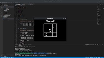 TicTacToe: Project 0B CS50 AI Demonstration