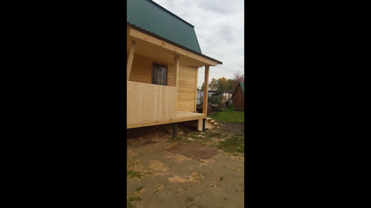 Дом из бруса 6х6 - YouTube
