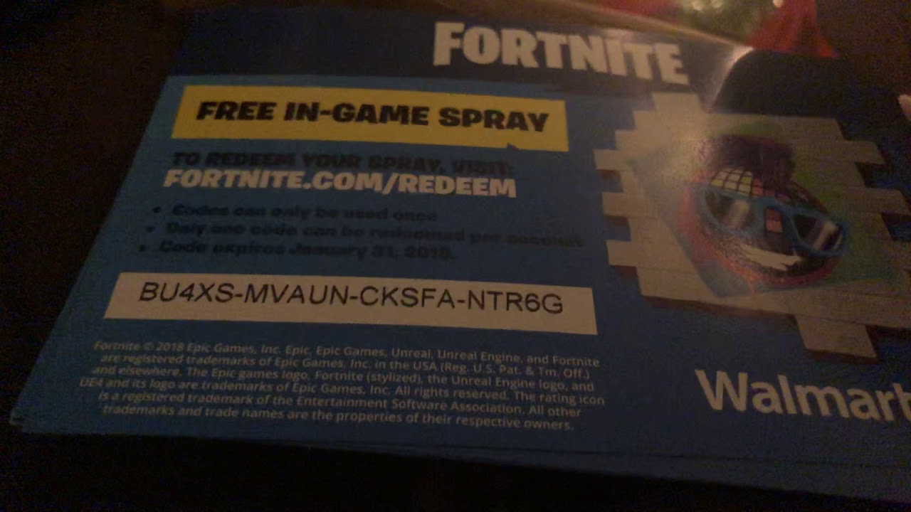 part-2-fortnite-code-cards-walmart-event-free-youtube