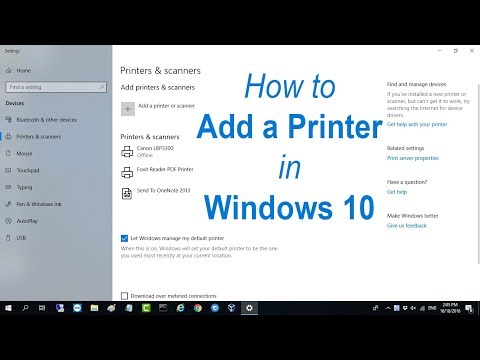 Video: 8 manieren om de printer te installeren (printer)