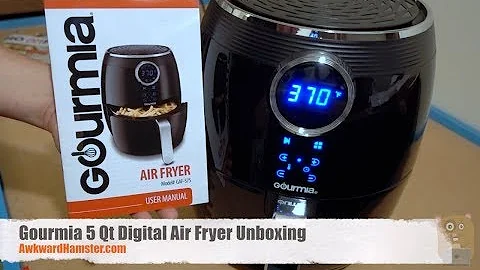 Gourmia 5 Qt Digital Air Fryer Unboxing