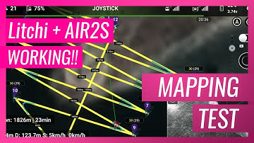 Litchi + AIR2S, Mapping mission Demonstration