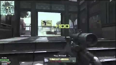 Modern Warfare 3 Sniper Gameplay - Barret 50. Cal_ Dragunov