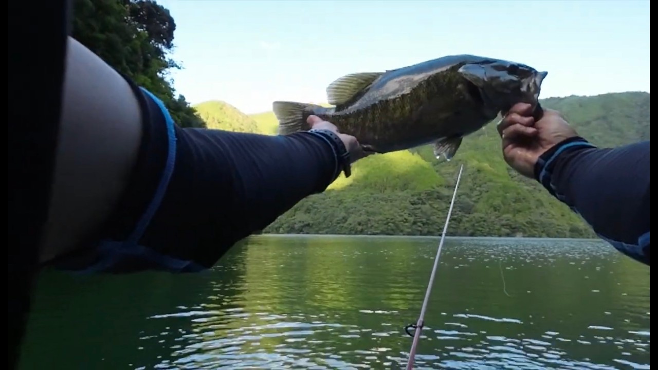 Relaxing Fishing BGM in Japan | Packraft Black Bass Fishing