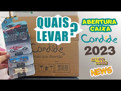 ABERTURA DE CAIXA CANDIDE STEEL CAR 2023 - Caçando Carros - Unboxing Toys Diecast Hot Wheels |489S