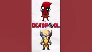 DRAWING DEADPOOL 3 and Wolverine in my style! - #art #digitalart #deadpool #deadpool3 #short #shorts