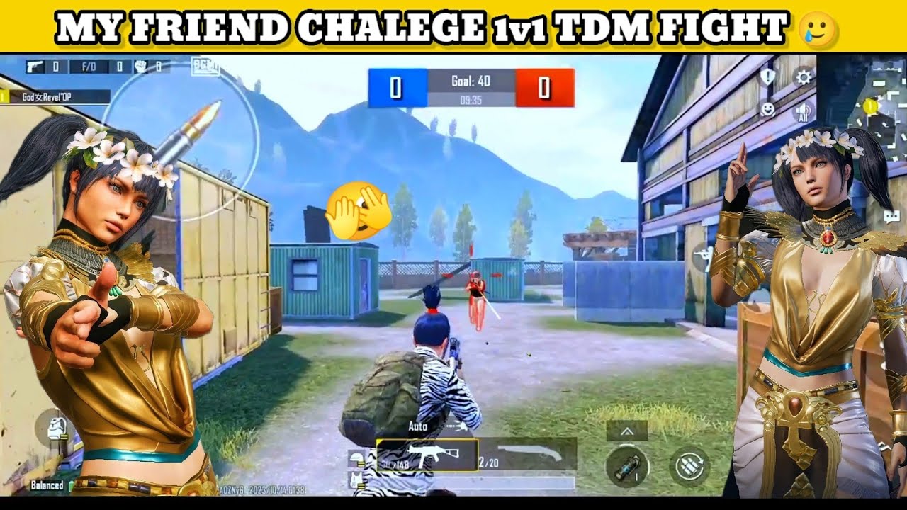 my friend chalenge me 1v1 TDM fight 🥹‎@JONATHAN GAMING - YouTube