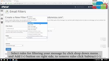 How To Set Email Filters In Cpanel