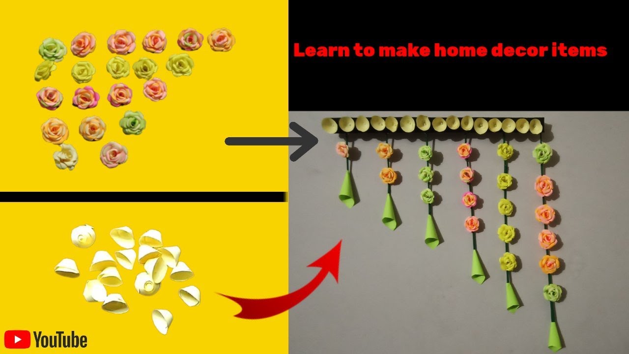 Learn to make home decor items with kraft paper YouTube