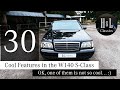 30 Cool Features in the Mercedes-Benz S-Class W140 (OK, maybe one is not so cool)