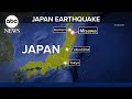 Tsunami advisories remain in place following 7.5 earthquake in Japan