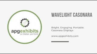 WaveLight Casonara LED Backlit Tradeshow Display