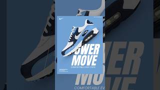 Powerful Shoe Design Made in⁨ ⁨@canva⁩ | Flyer/Poster Series (Design No.23) - Canva Tutorial