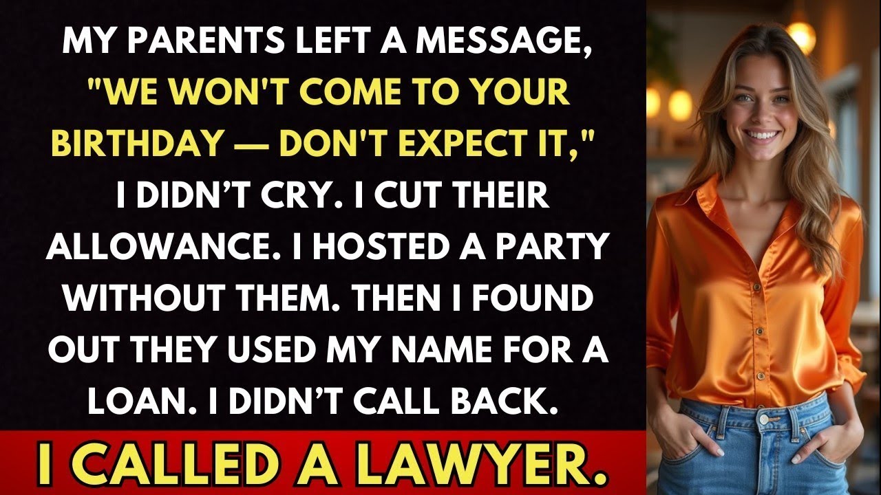 We Won't Come To Your Birthday—Don't Expect It,  My Parents Left A Message, So I Cut Their Funds