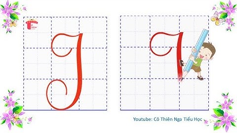 Tập viết lớp 2 - Cách viết chữ I hoa cỡ nhỏ (2,5 ô ly)  - Tập viết chữ hoa - Cô Nga tiểu học