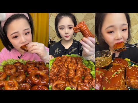 ASMR CHINESE MUKBANG FOOD EATING SHOW | Xiao Yu Mukbang #2