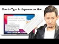 How to Type in Japanese on Mac