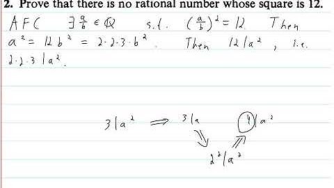 Baby Rudin Chapter 1 Exercise 2