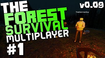 The Forest Multiplayer CO-OP #1 "First Look" [v0.09] w/ @Gerrmanman