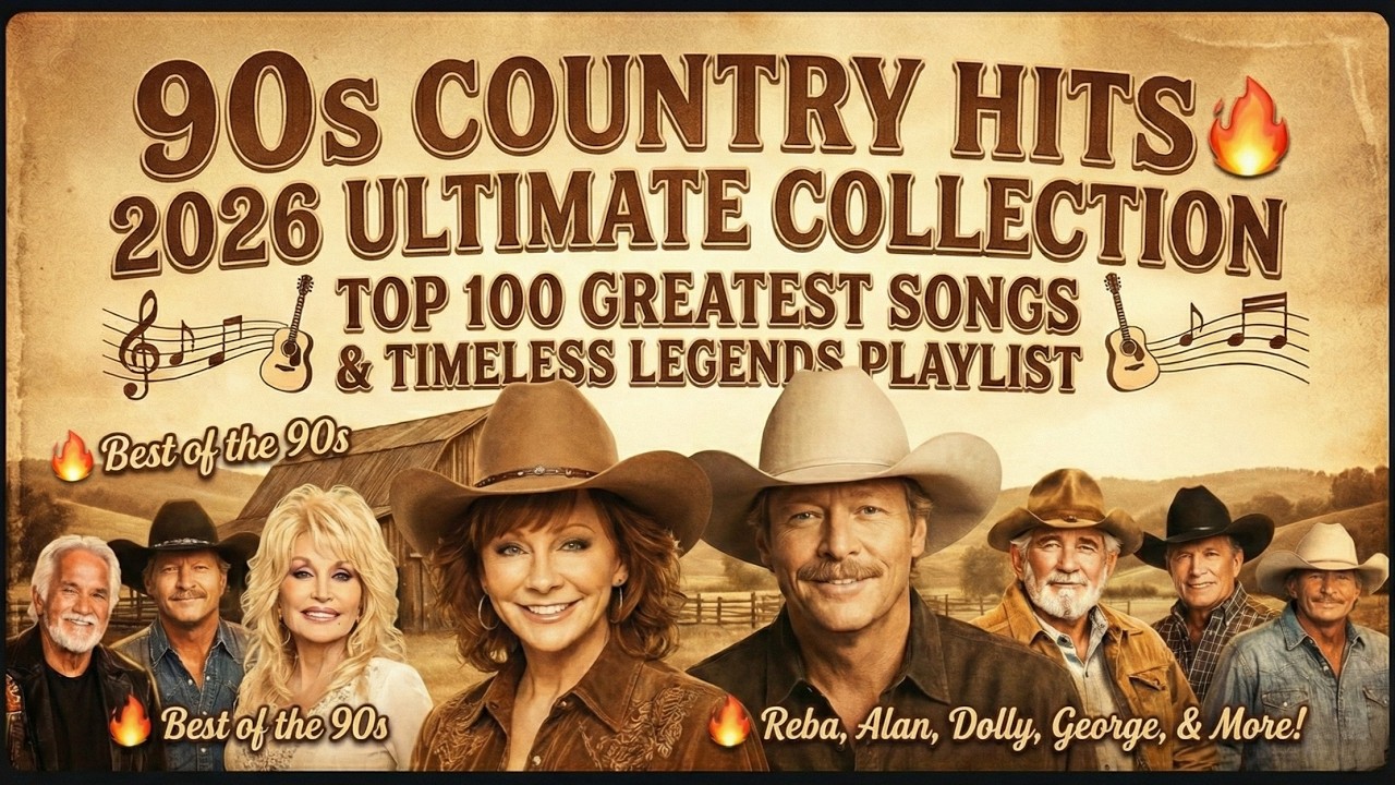 🎸🔥[ Best 90s Country Songs of All Time ]🔥Tracks from Reba, Alan Jackson, Dolly, George Strait & More