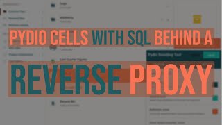 Pydio Cells With SQL Behind A Reverse Proxy