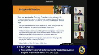 Planning Commission - REGULAR MEETING - 06/07/2021