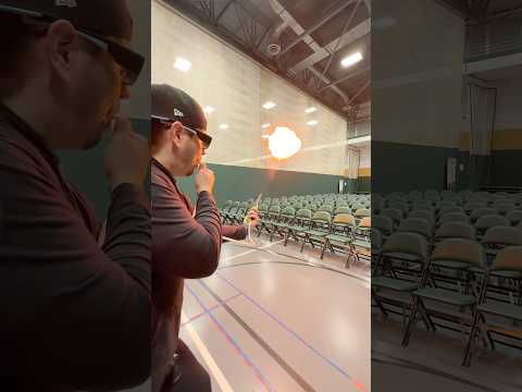 Lycopodium Powder Flame Thrower #science #stem #flamethrower