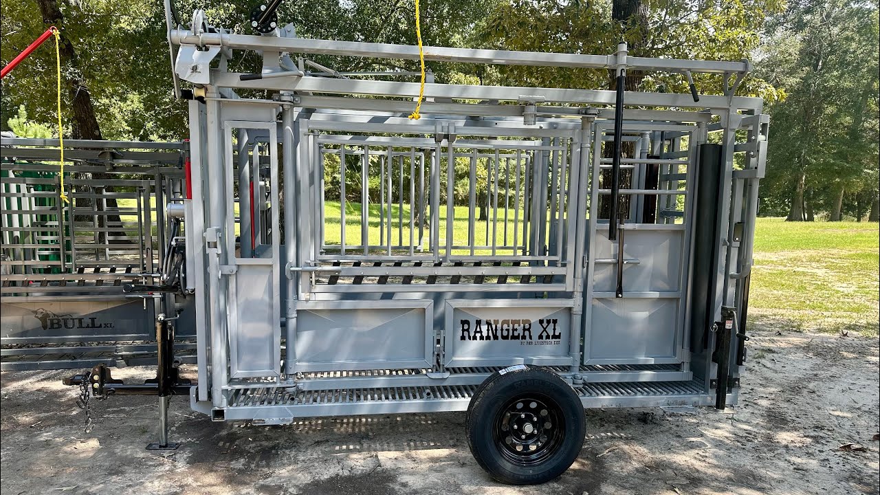Ranger XL Manual Chute & Wheel Kit Demo: Easy Mobility for Your Ranch! | RRLivestock.com