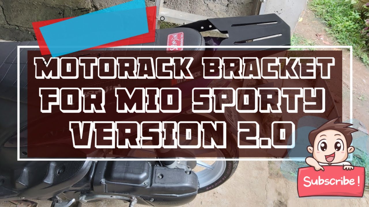 BRACKET FOR MIO SPORTY | MOTORACK VERSION 2.0 | UNBOXING | INSTALLING | ROXY TV