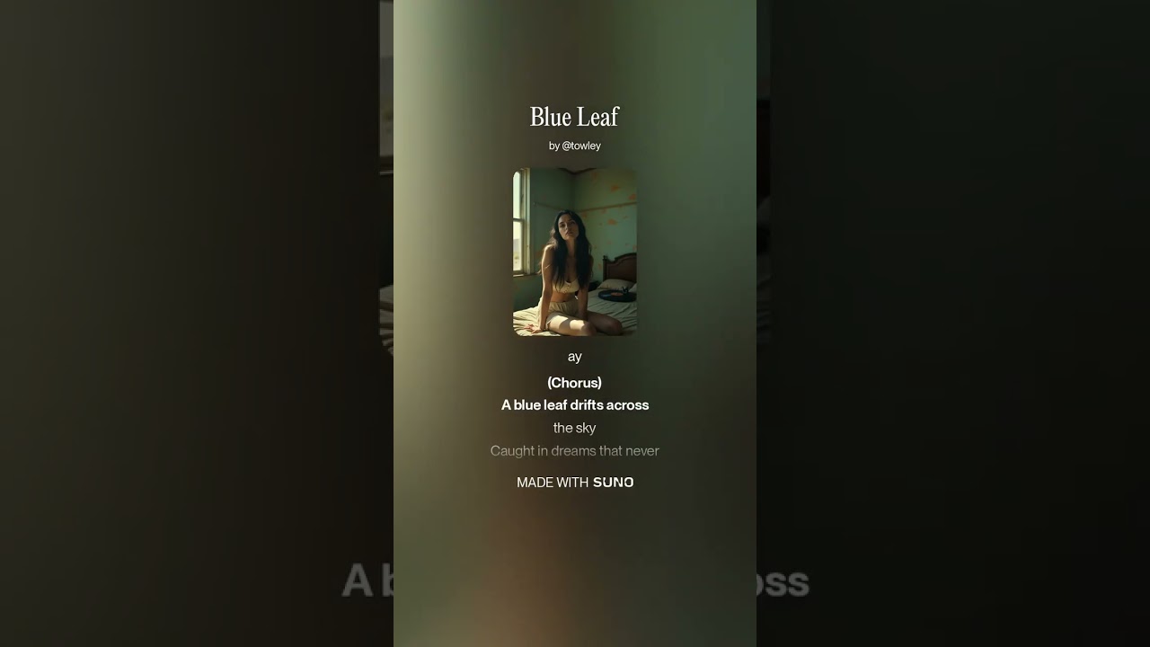 Blue Leaf 🌫️ | Dream Pop • Mazzy Star Inspired • Ethereal Indie Music