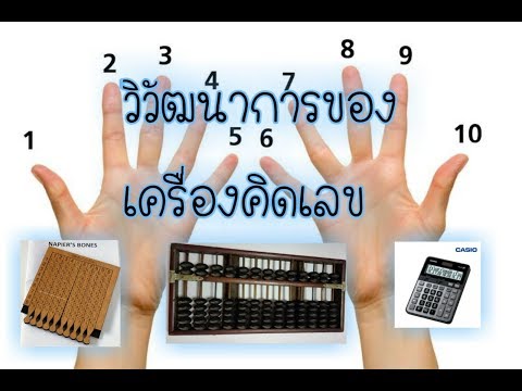 วิวัฒนาการของเครื่องคิดเลข | Evolution of Calculator.